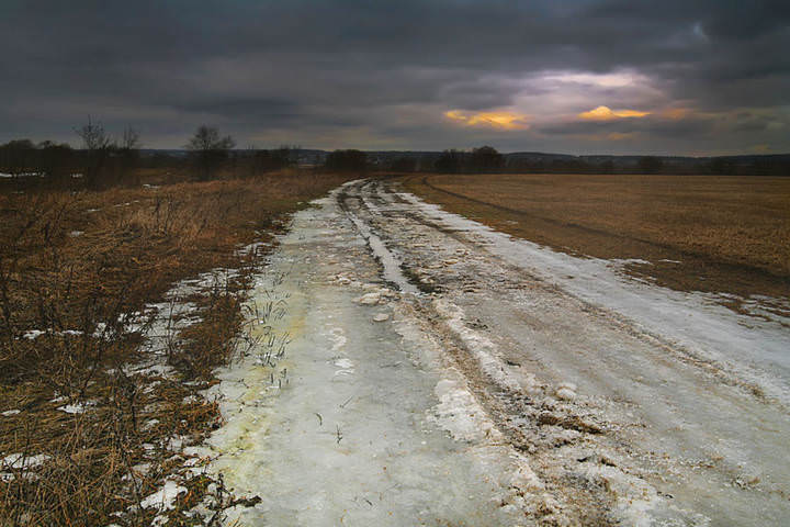 оттепель. март