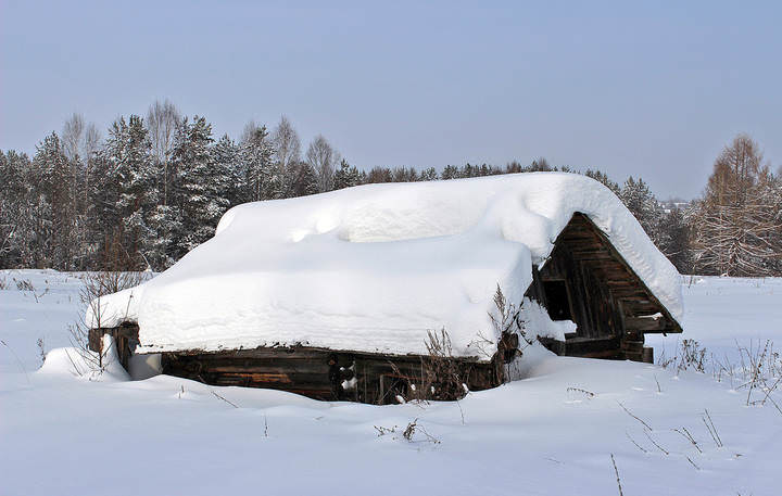 Сугробы.