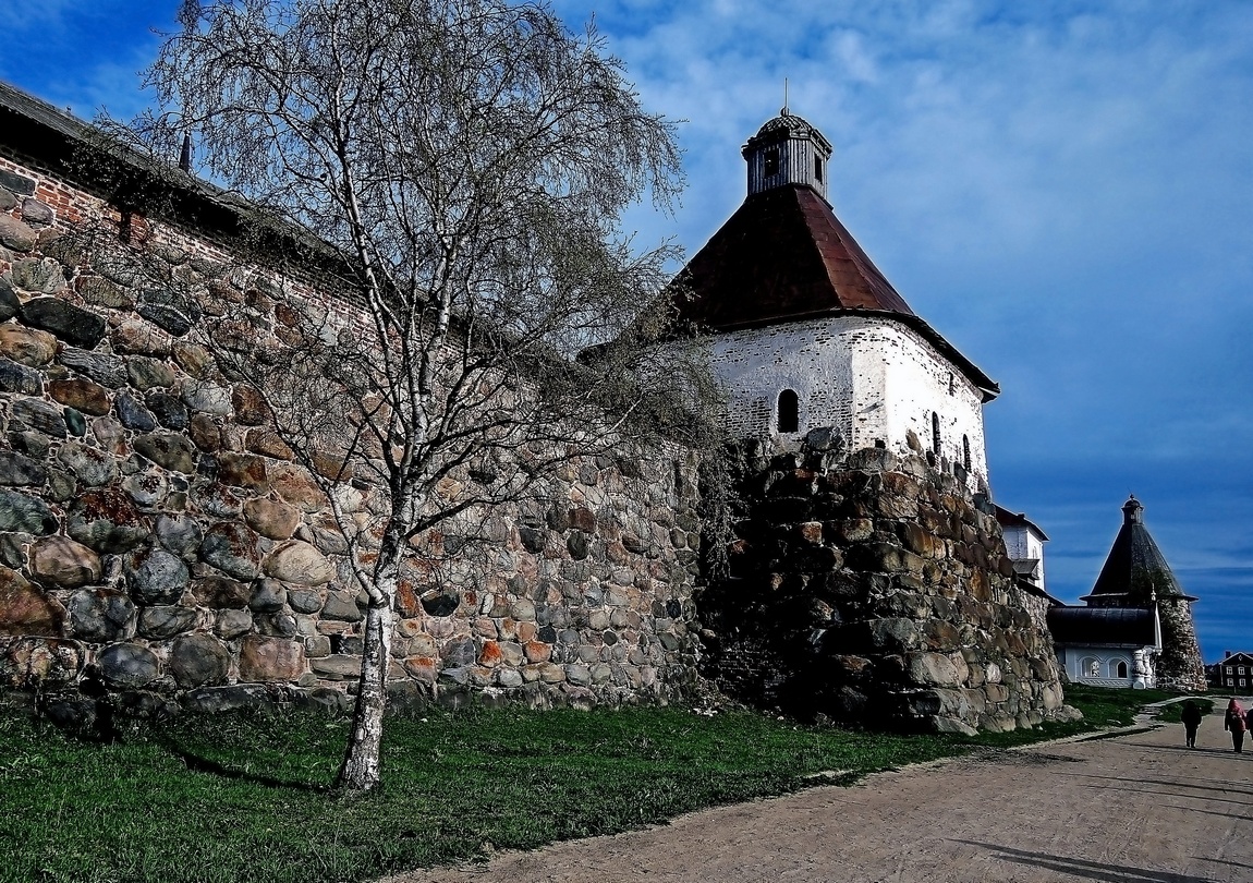 Стена Соловецкого монастыря