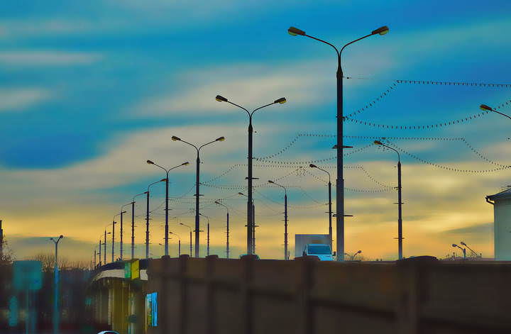 Городской закат