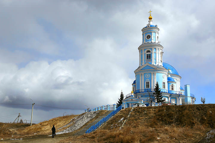 Храм Казанской иконы Божией Матери в п. Тельма
