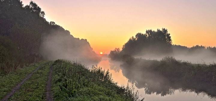 The sunrise this morning.