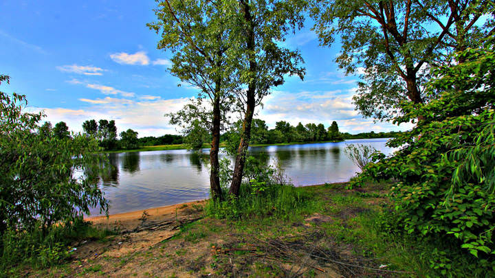 У реки