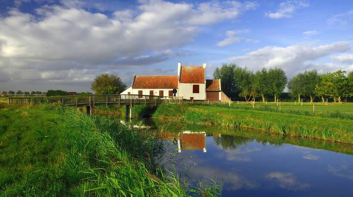 The house by the river.