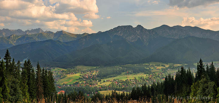 Горная долина в Татрах.