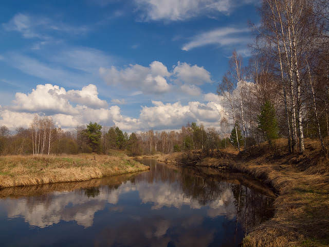 На реке Нерли по весне