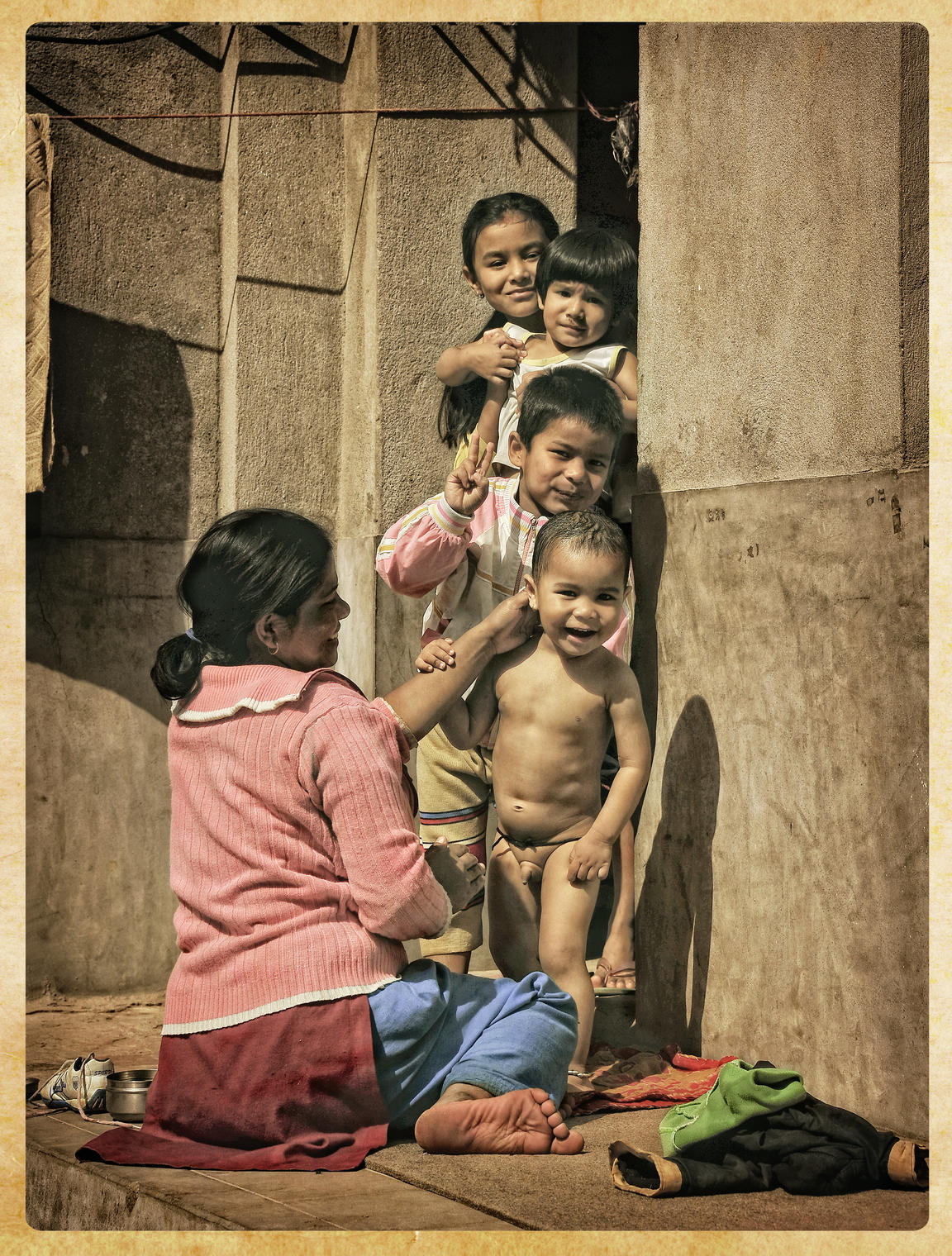 Семья из Катманду