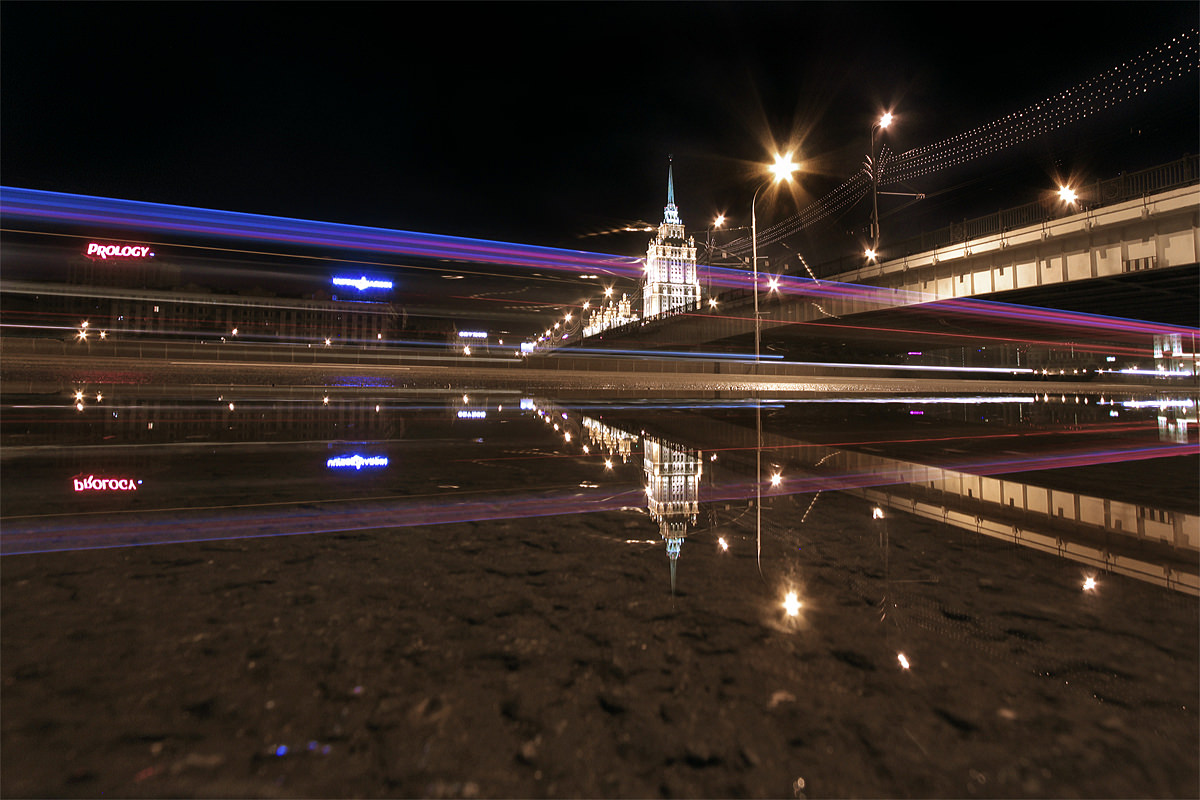 Ночная Москва...или динамика города