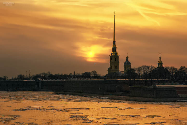 Петропавловка на закате