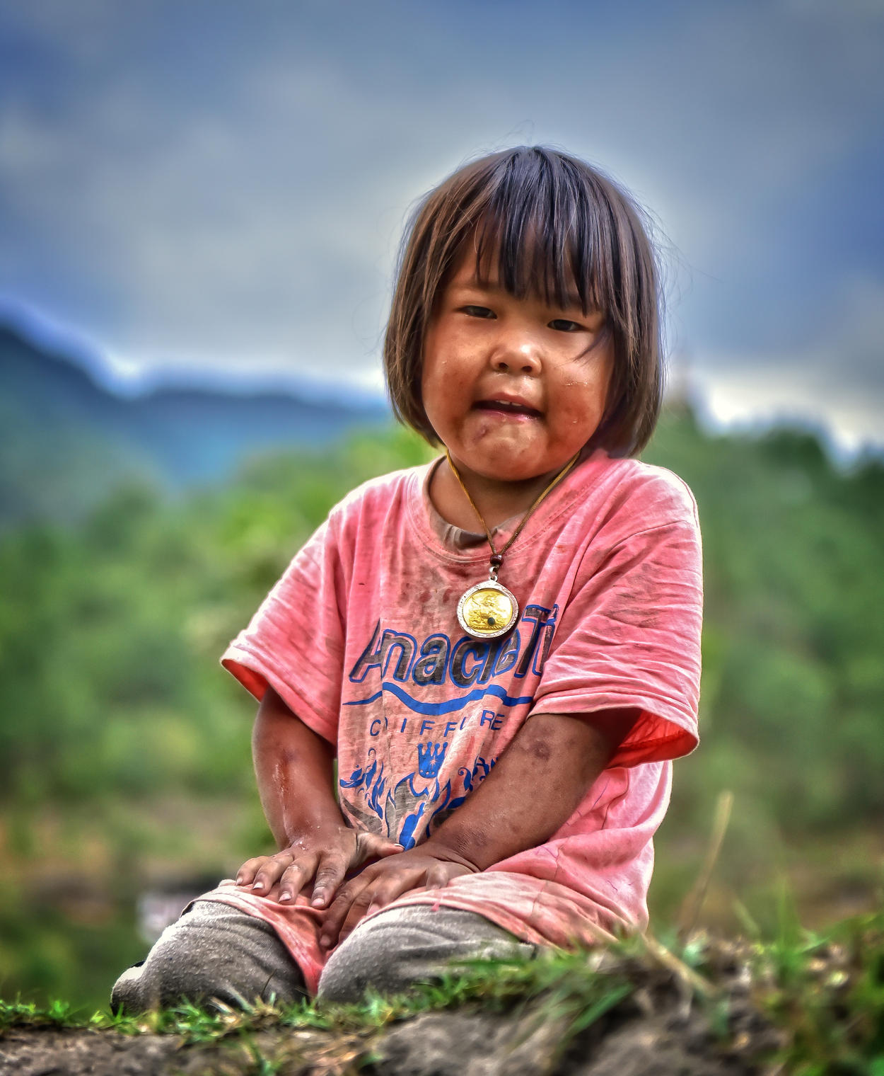 Бутанская девочка