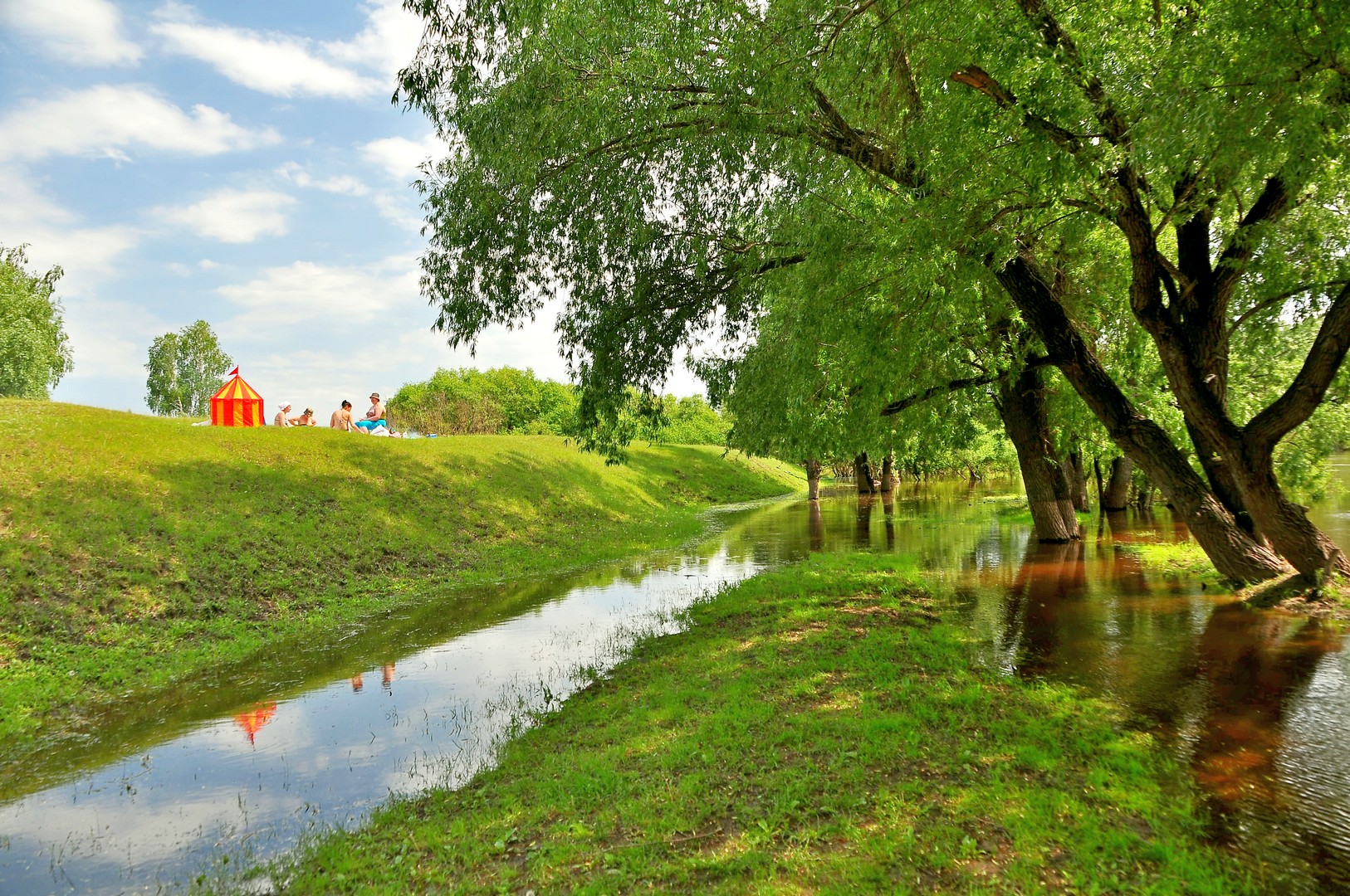 Омка река в Омске