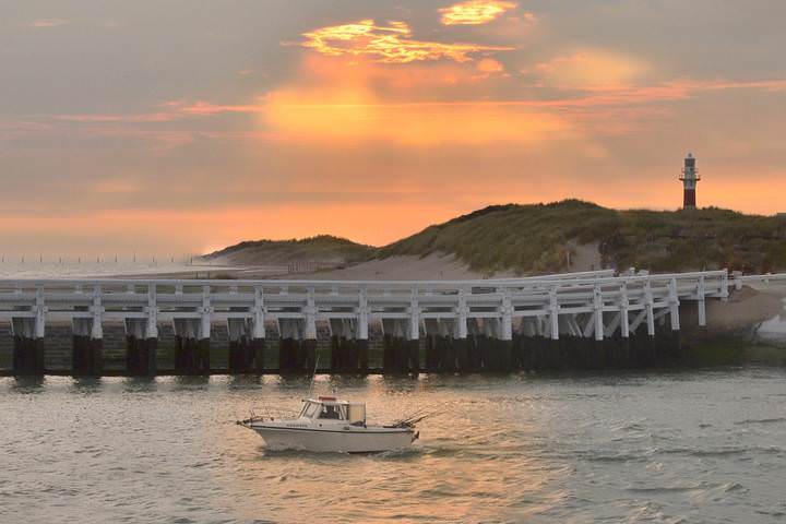 Morning in the port.