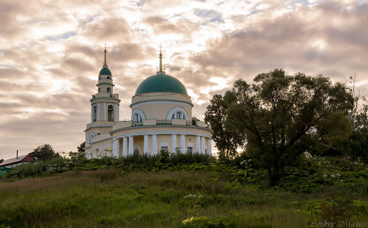 На закате