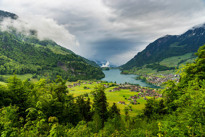 Lungerer See, Switzerland