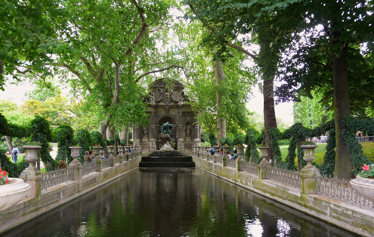 Париж, Люксембургский сад, фонтан Медичи