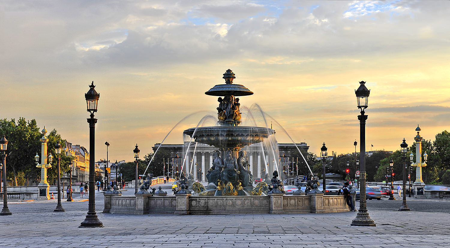 фонтан на площади согласия