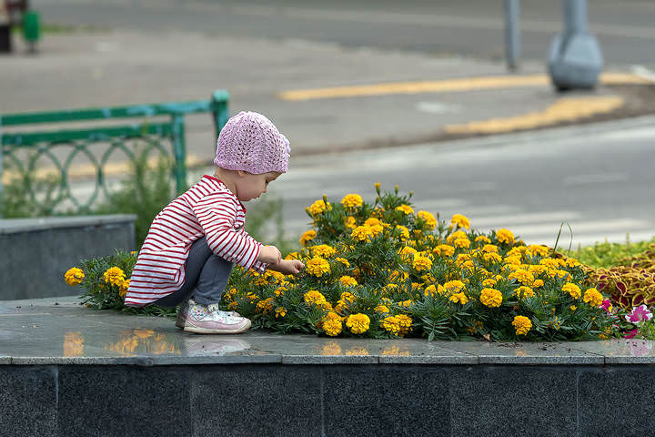 Маленькая девочка. 