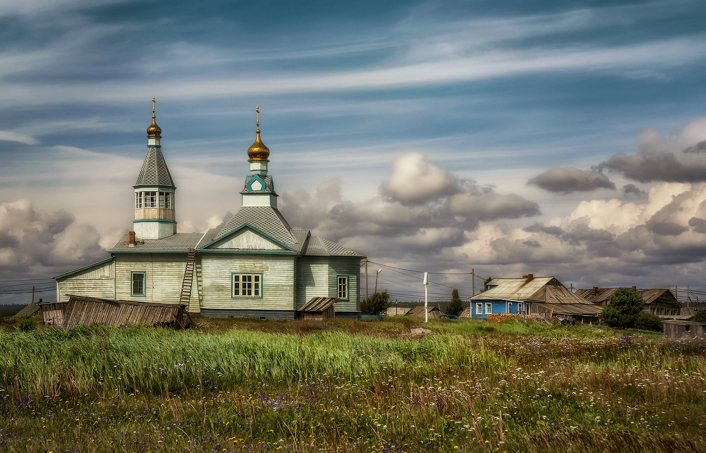 Деревня у Белого моря