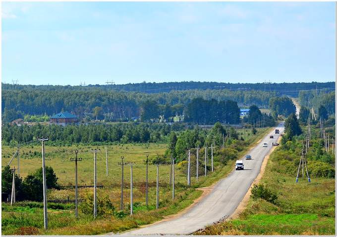 Дорога в Полетаево