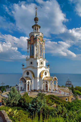 Храм маяк Святого Николая Чудотворца. Малореченское - Крым.