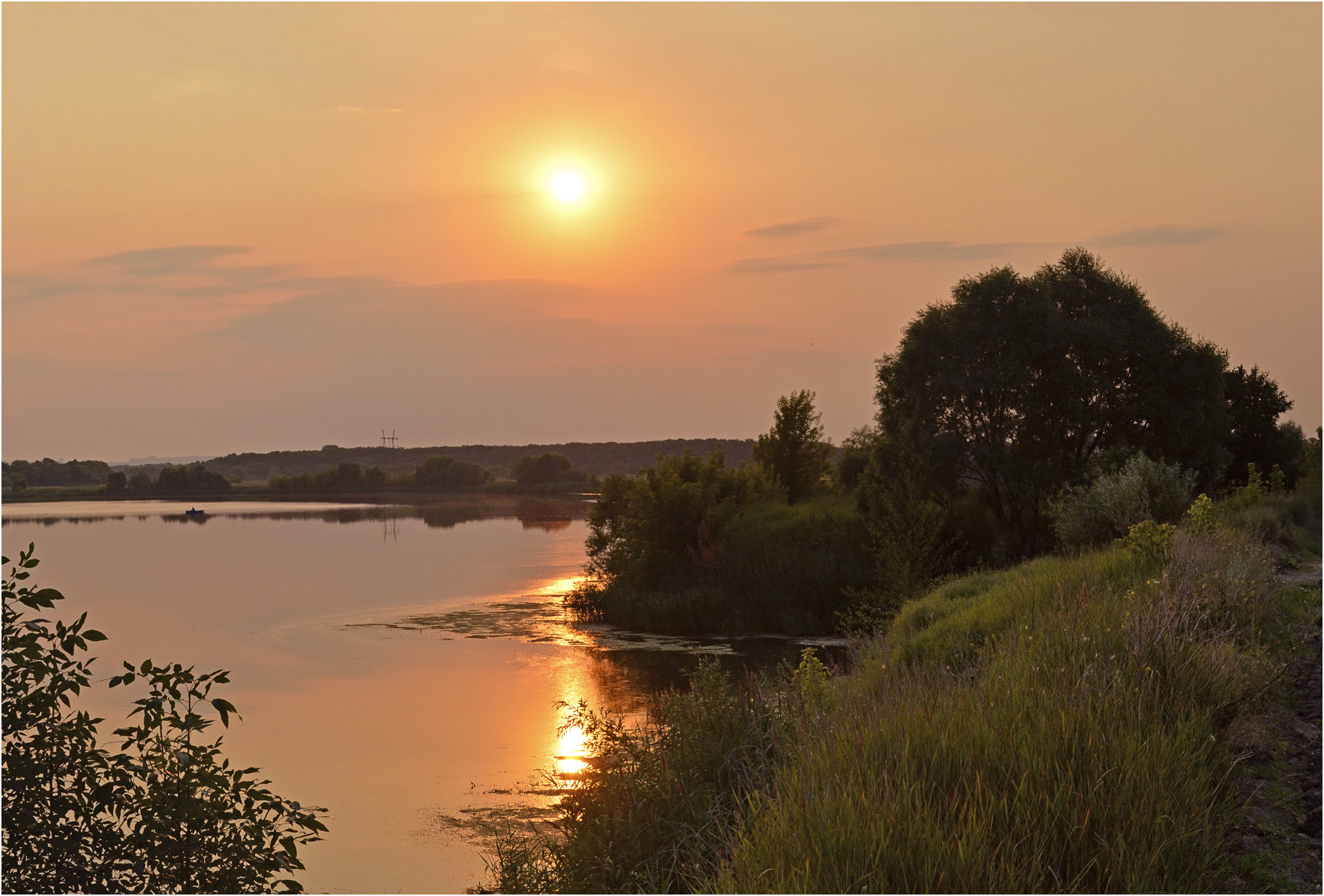 Курск. река Сейм...лещёвые места