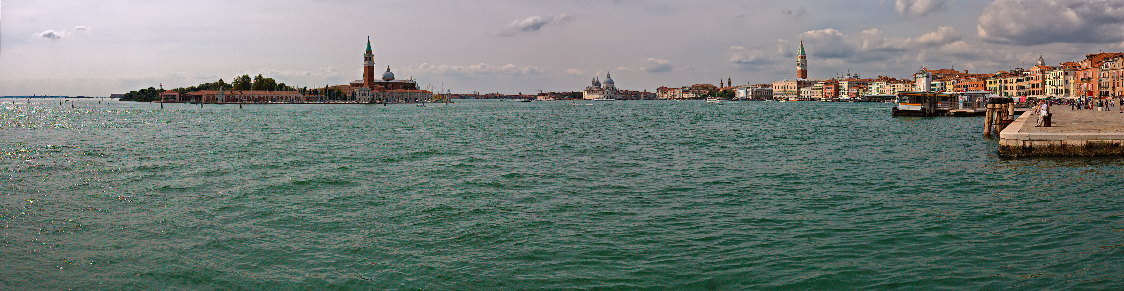 Венеция. Панорама бухты Сан-Марко.