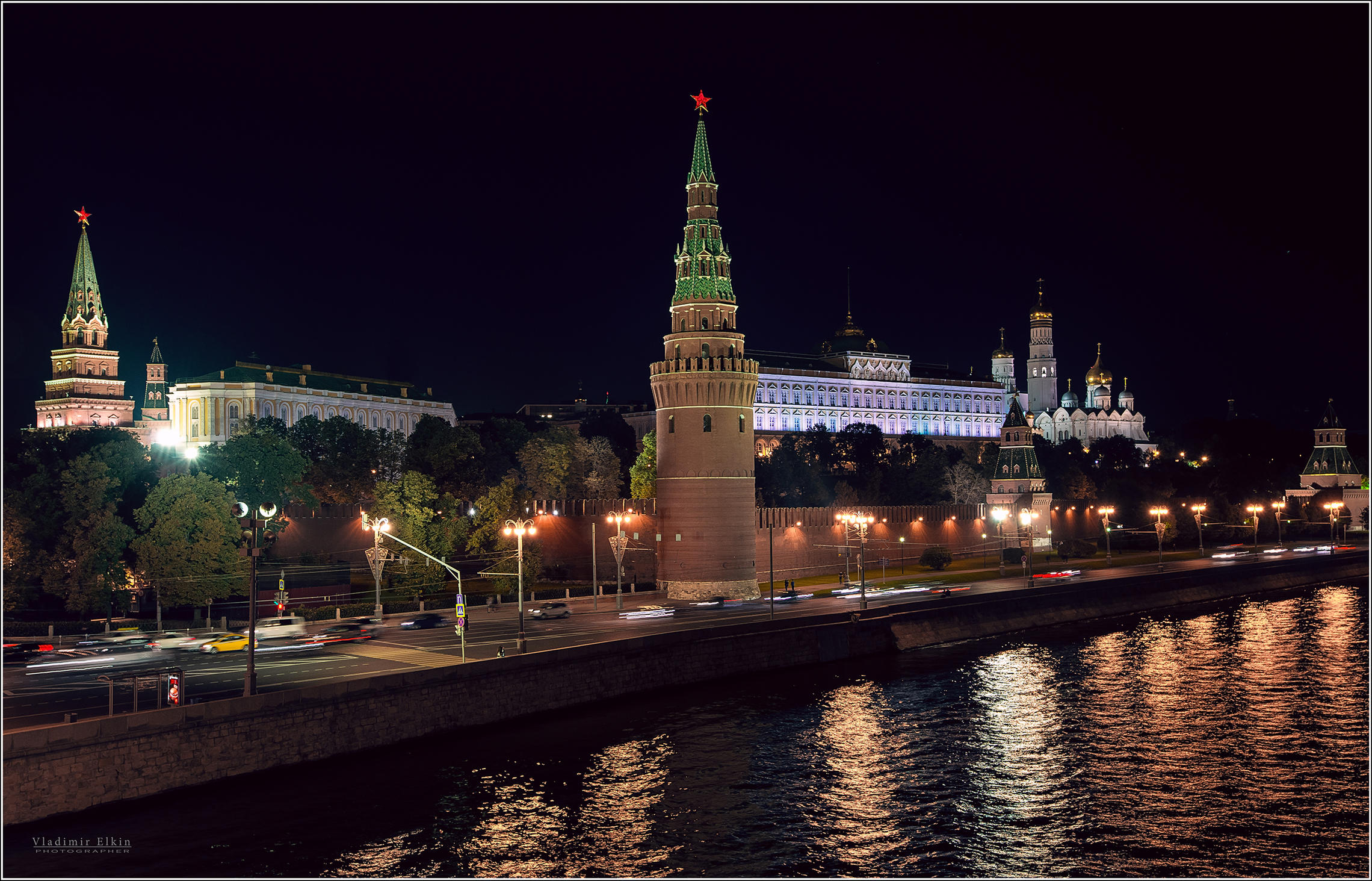 Вечерний Кремль.