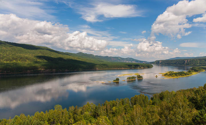 Острова на Енисее