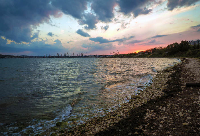 Вечерняя гавань.