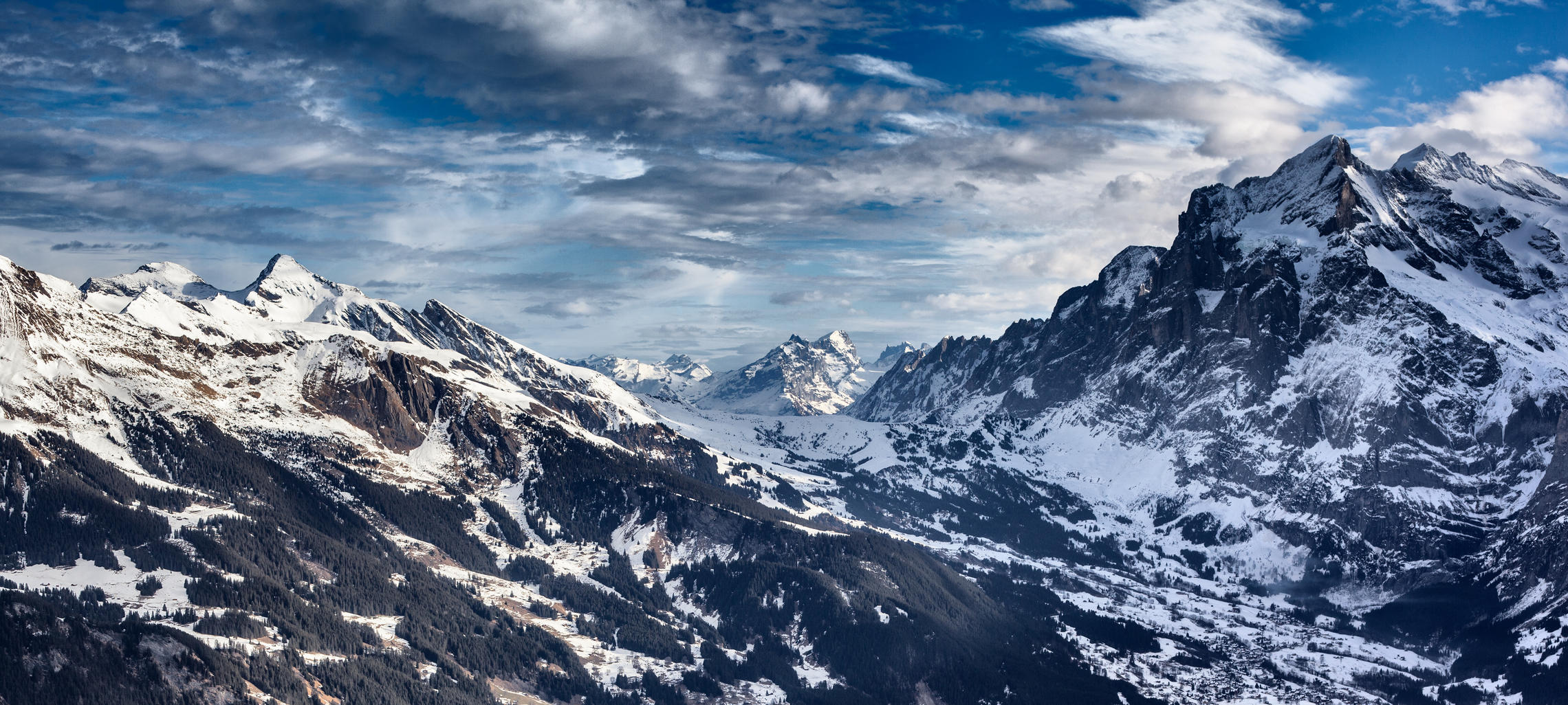 Вид на Grindelwald