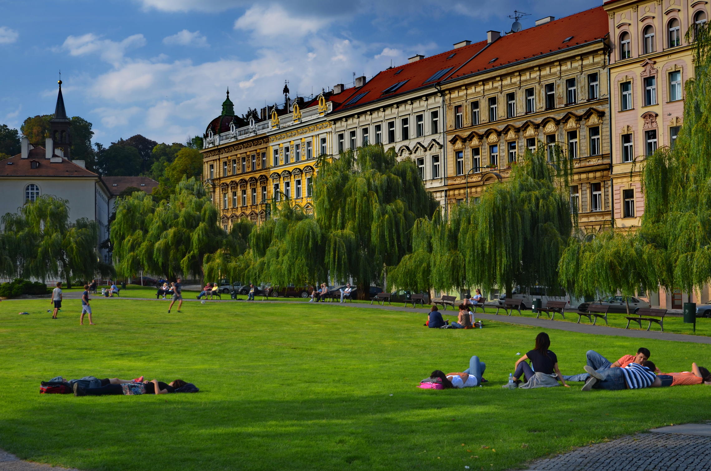 Тёплый август в Праге