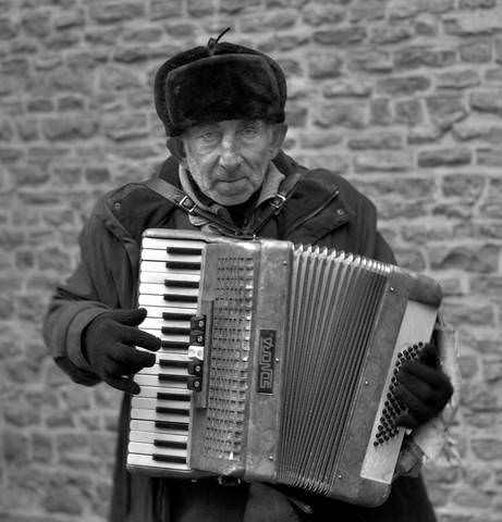 The street musician.