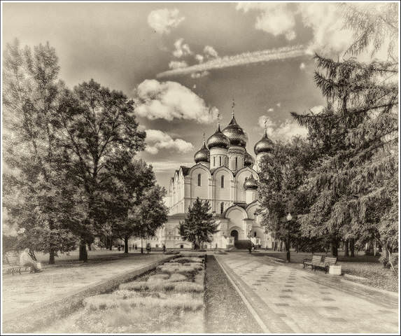 Успенский собор (ч/б)