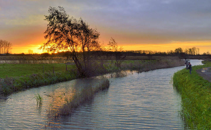 Fishing in the morning.