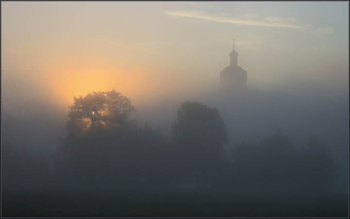 В тумане