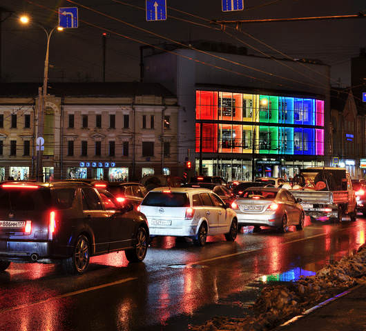В московских пробках