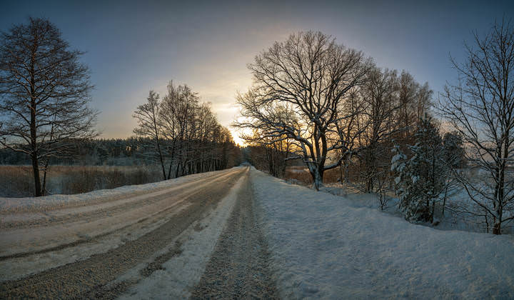 зима в городе