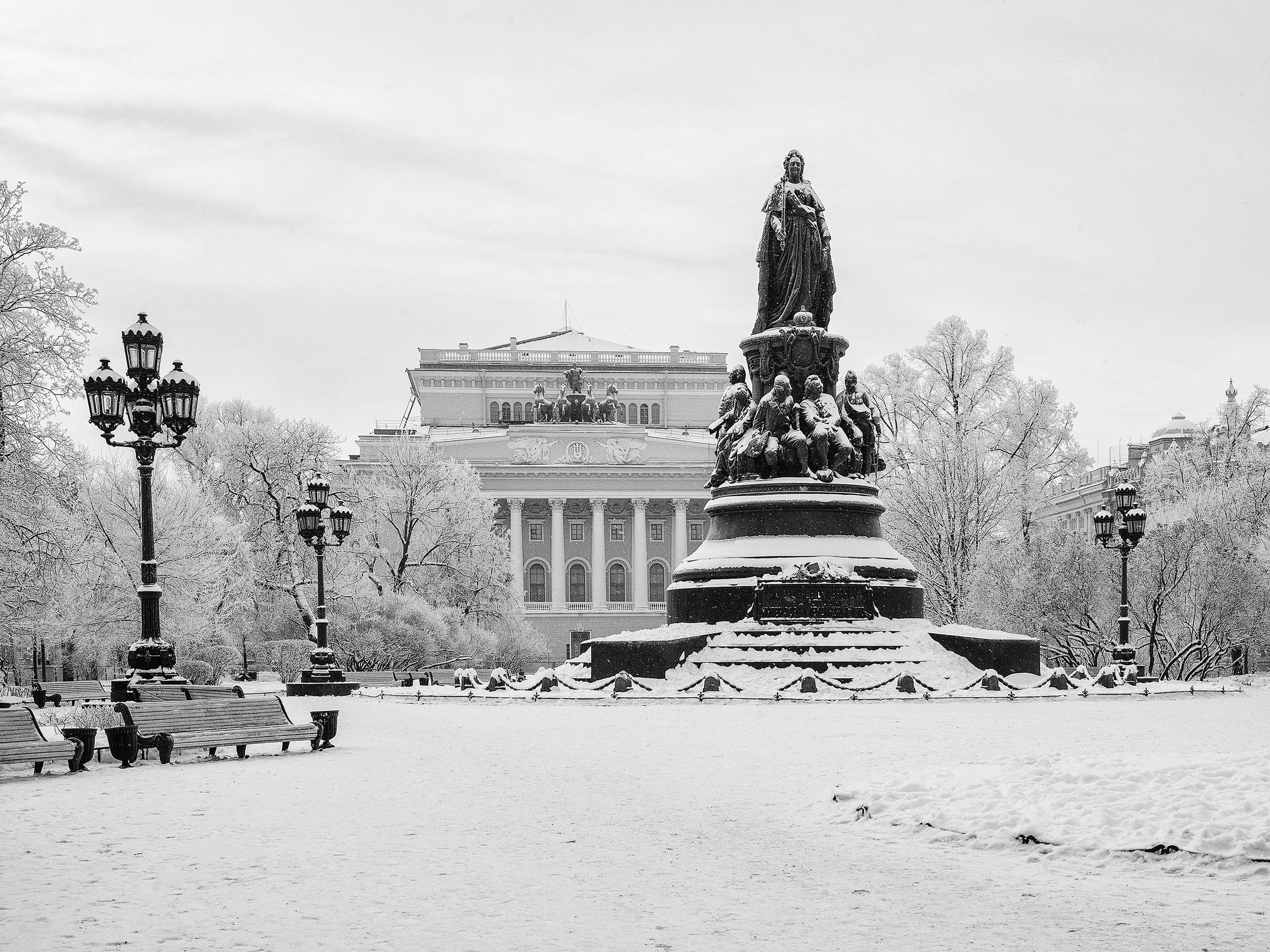Зима в городе на Неве...