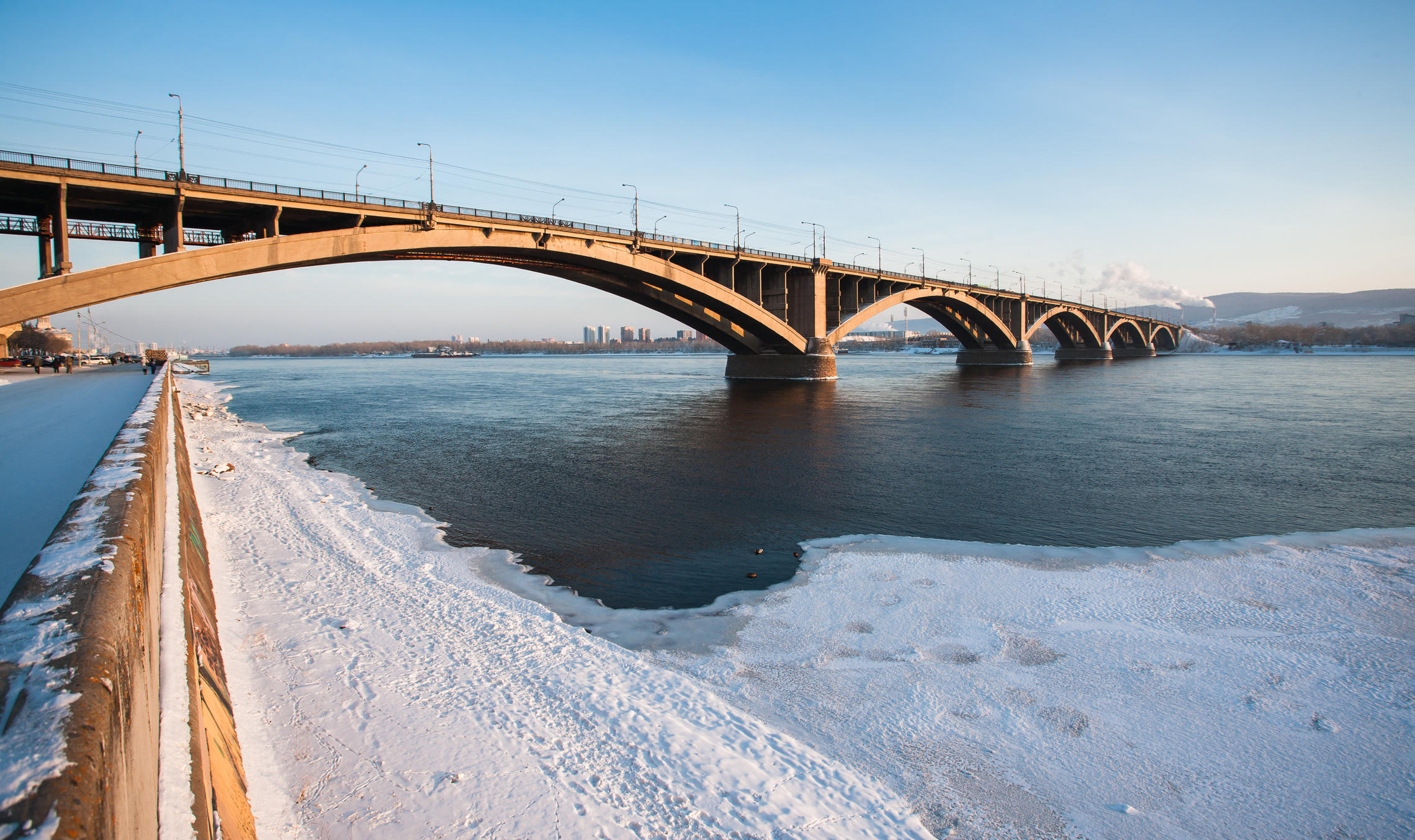 Красноярск зимой фото