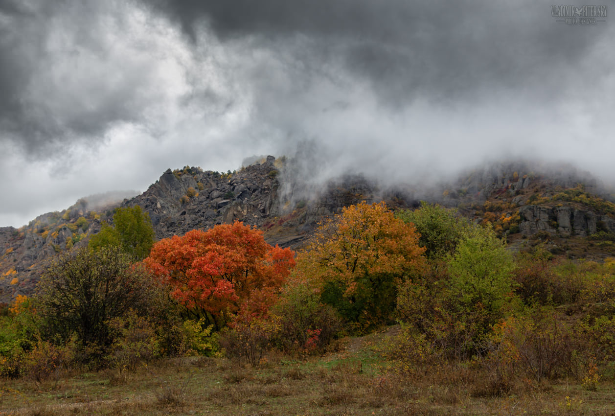 Крым горы осень