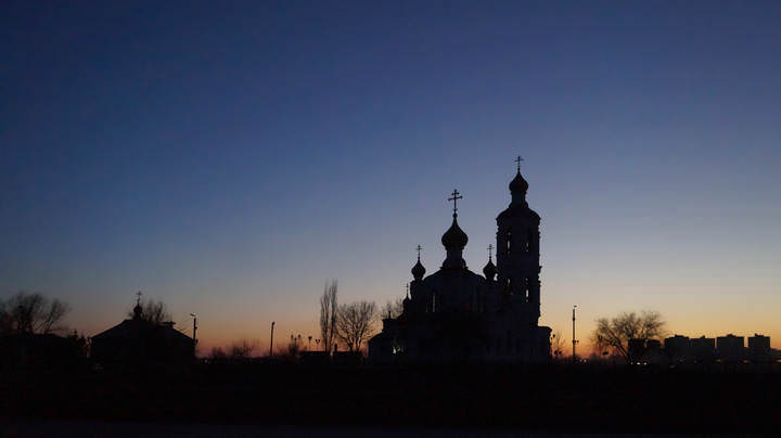 Сине-оранжевое