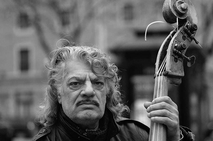 The street musician.