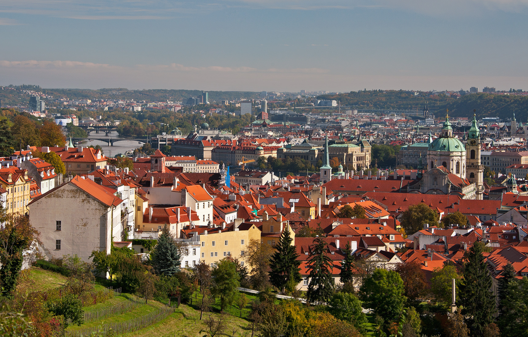Над осенней Прагой