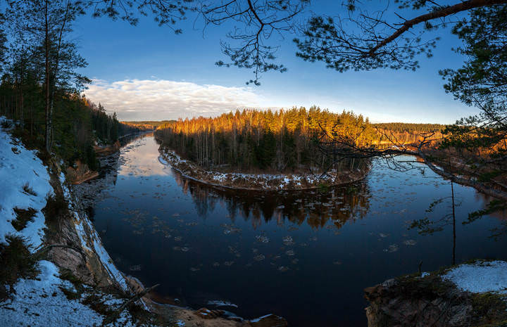 National park Gauja, Latvija