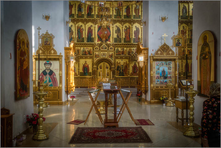 Перед молебном
