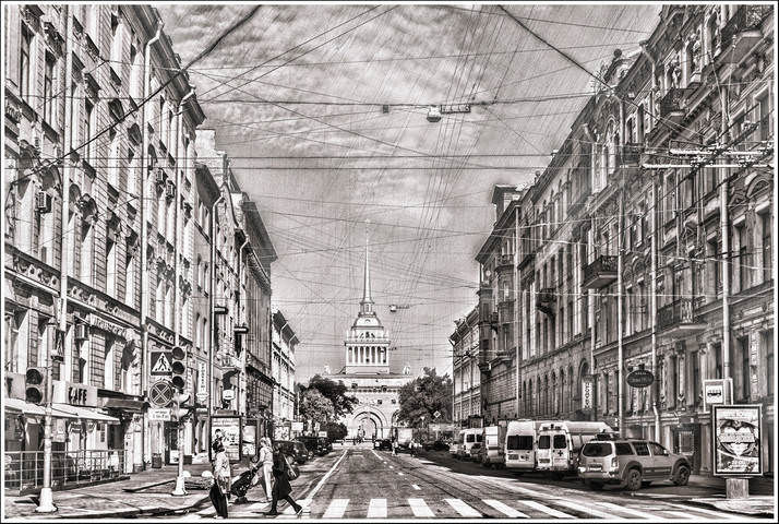 На улицах Питера