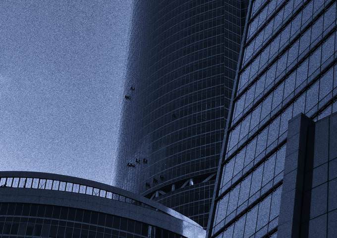 Москва-Сити: мойщики окон