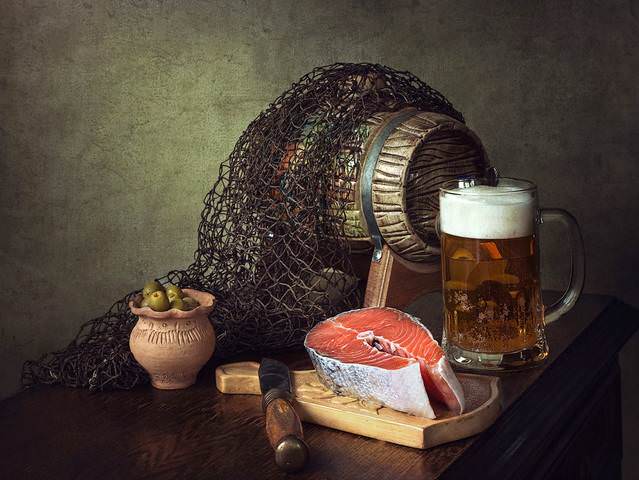 Натюрморт с пивом