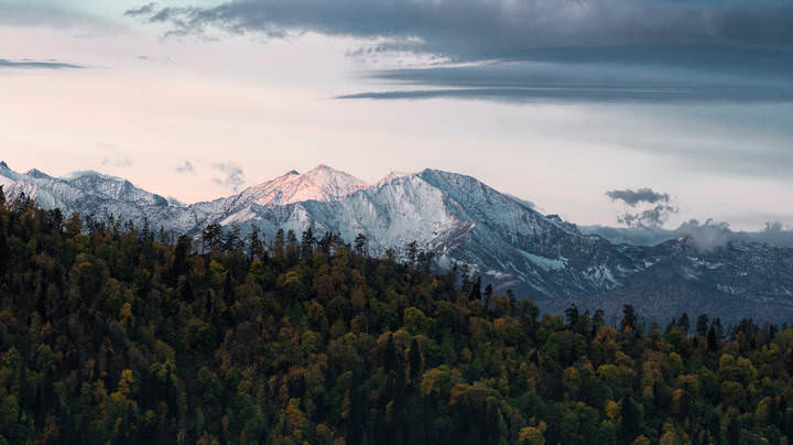 Утро в горах
