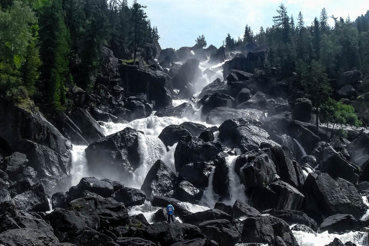 Водопад Учар